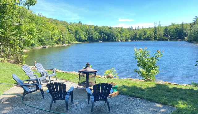 Chalet Shadow - spa - lakeside swimming - fireplace - paddleboard - beach