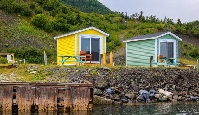 Cute & quaint oceanfront camping pods In Gros Morne National Park