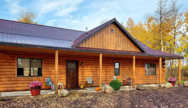 Finlayson log cabin on 10 acres