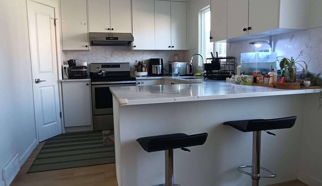 Full privacy whole Unit 4+ bedrooms next to downtown & airport