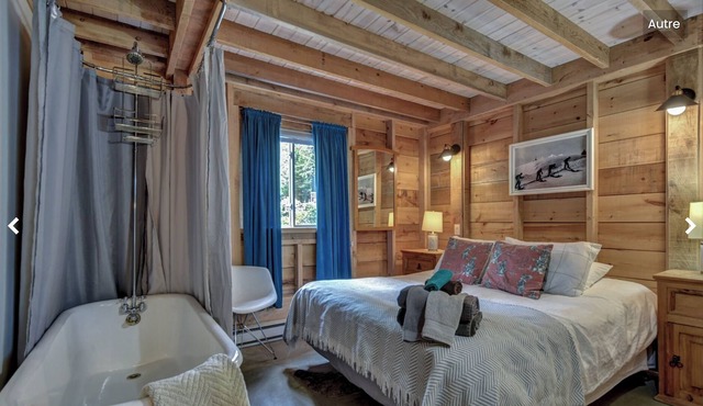 Le St-Moritz : Cute & Cozy cottage in Village Suisse Resort, heart of Val-David