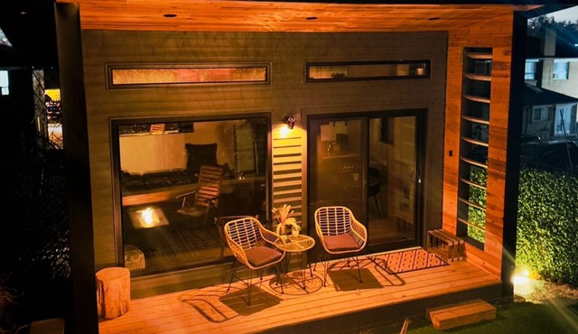 Modern Basement Studio + Access to Cozy Cabin