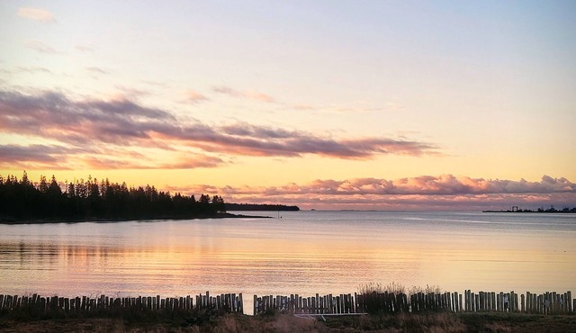 Ocean Front Private 1 Bdrm + Living + Kitchenette Watch The Fundy Tides BBQ&fire