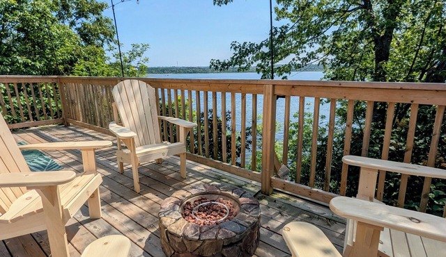 Serene Waterfront Retreat with Stunning Views, Cozy Comfort, & Outdoor Adventure