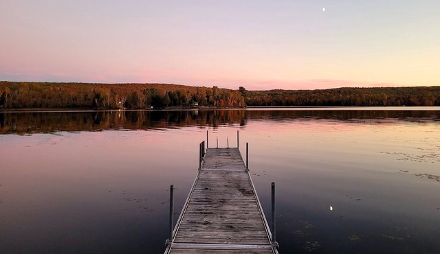Tranquility and nature sums it up very well!