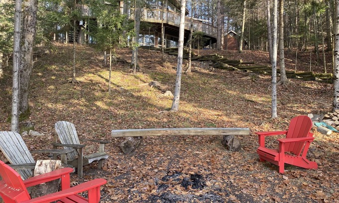 Port Sydney Cottage | Lake side cottage w- sand beach. 13 acres-forest, steams & waterfalls to explore
