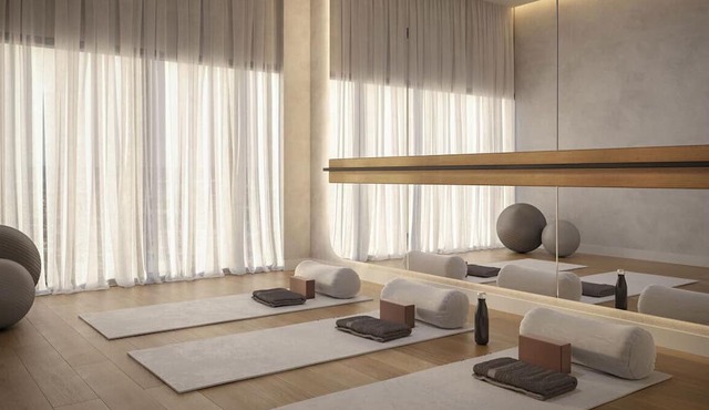 Elegant 2bed 1bath |Sauna|Gym | Cold plunge